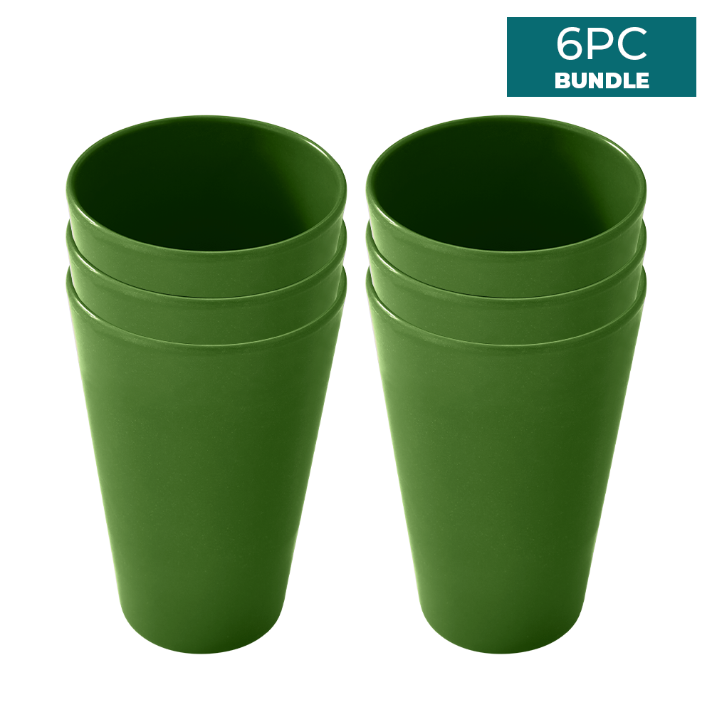 All Natural 400ml Dinner Cup 6PCs Bundle