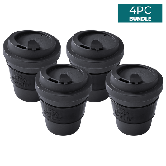 All Natural 350ml Coffee Cup 4PCs Bundle - EcoSouLife