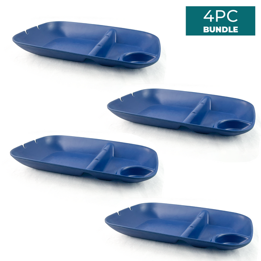 Bamboo BBQ Plate 4PCs Bundle - EcoSouLife