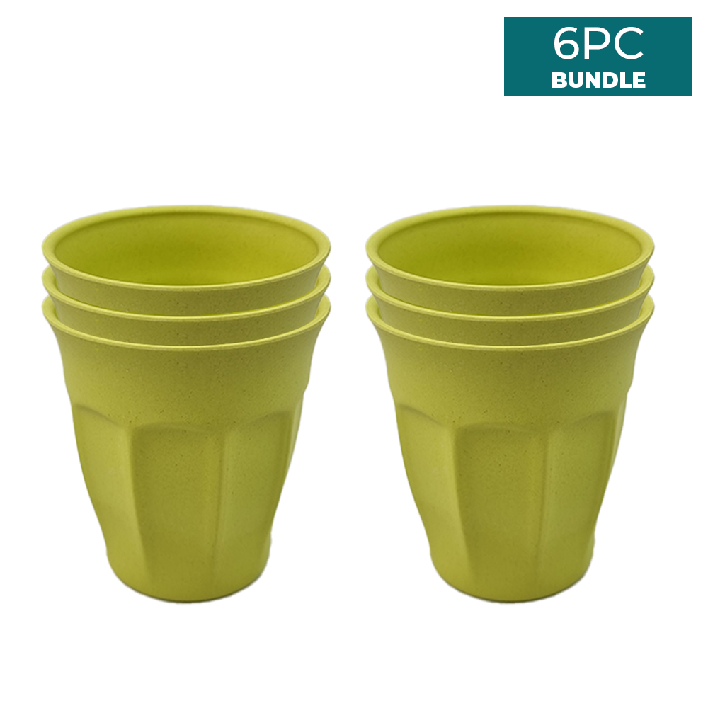 Bamboo 235ml Café Latte Standard 6PCs Bundle - EcoSouLife