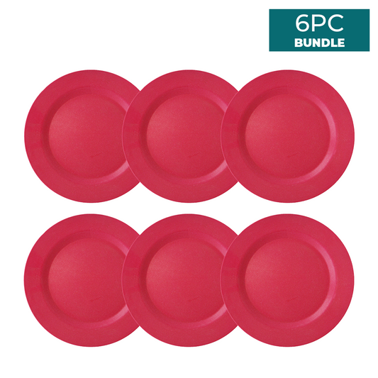 Bamboo 20cm Side Plate 6PCs Bundle - EcoSouLife