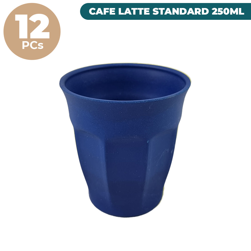 Cafe Latte Standard Reusable Cups (250ml / 8.5oz) - 12 Piece Bundle
