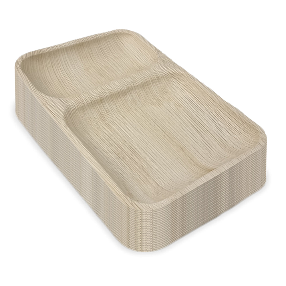 Areca Nut Leaf Divided Plates