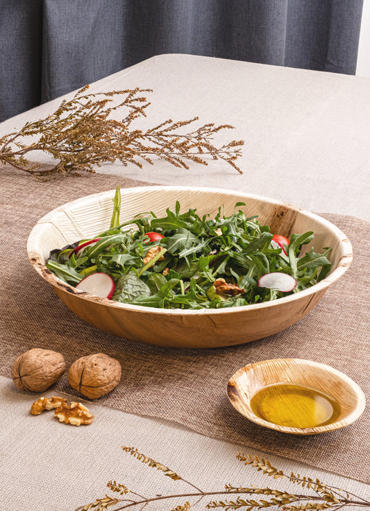 Areca Nut Leaf Salad Bowls