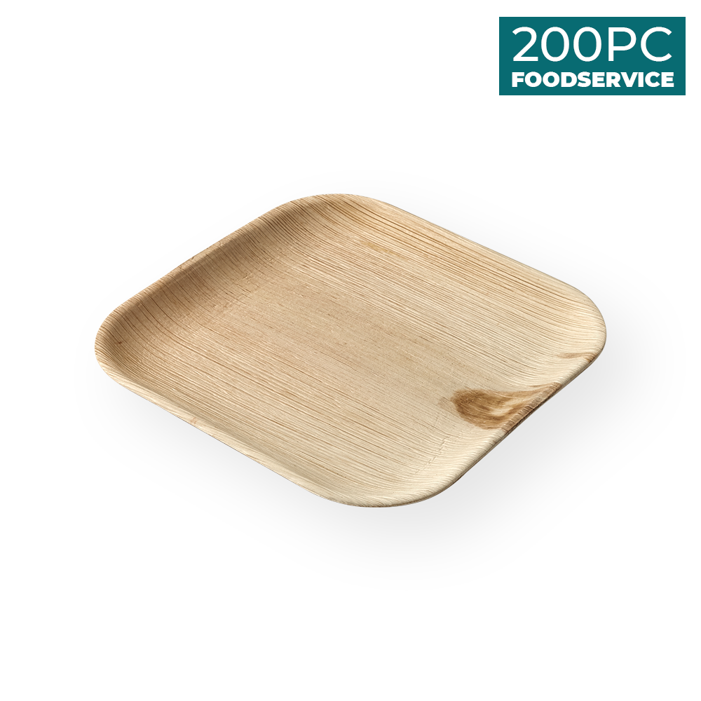 Areca Nut Leaf Medium Square Plate 200PC