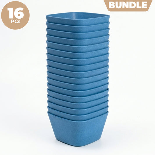 Bamboo 650ml Square Bowls - Bundle