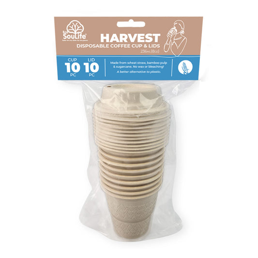 Harvest Coffee Cups 10PC - EcoSouLife