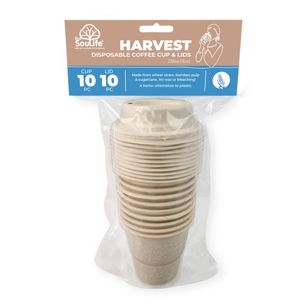 Harvest Coffee Cups 10PC - EcoSouLife