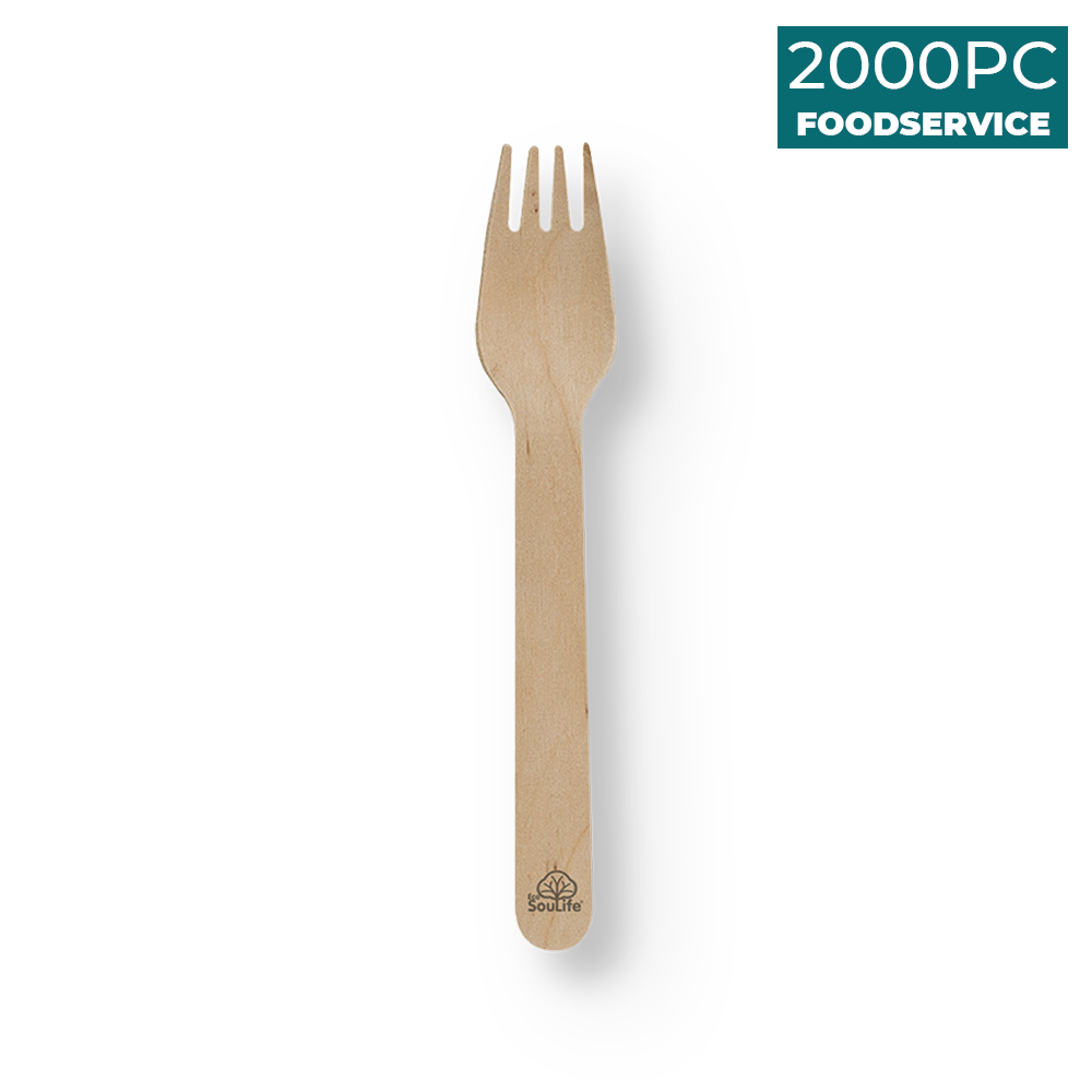 Wooden Cutlery 2000PC - EcoSouLife