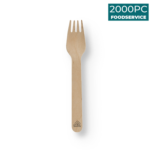 Wooden Cutlery 2000PC - EcoSouLife
