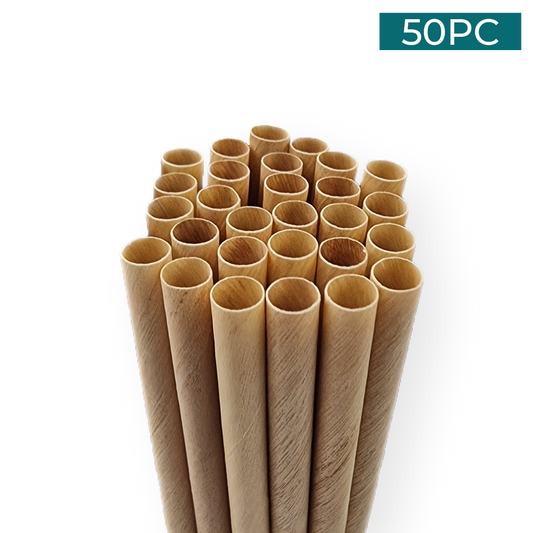 Wooden Straws 50PC - EcoSouLife
