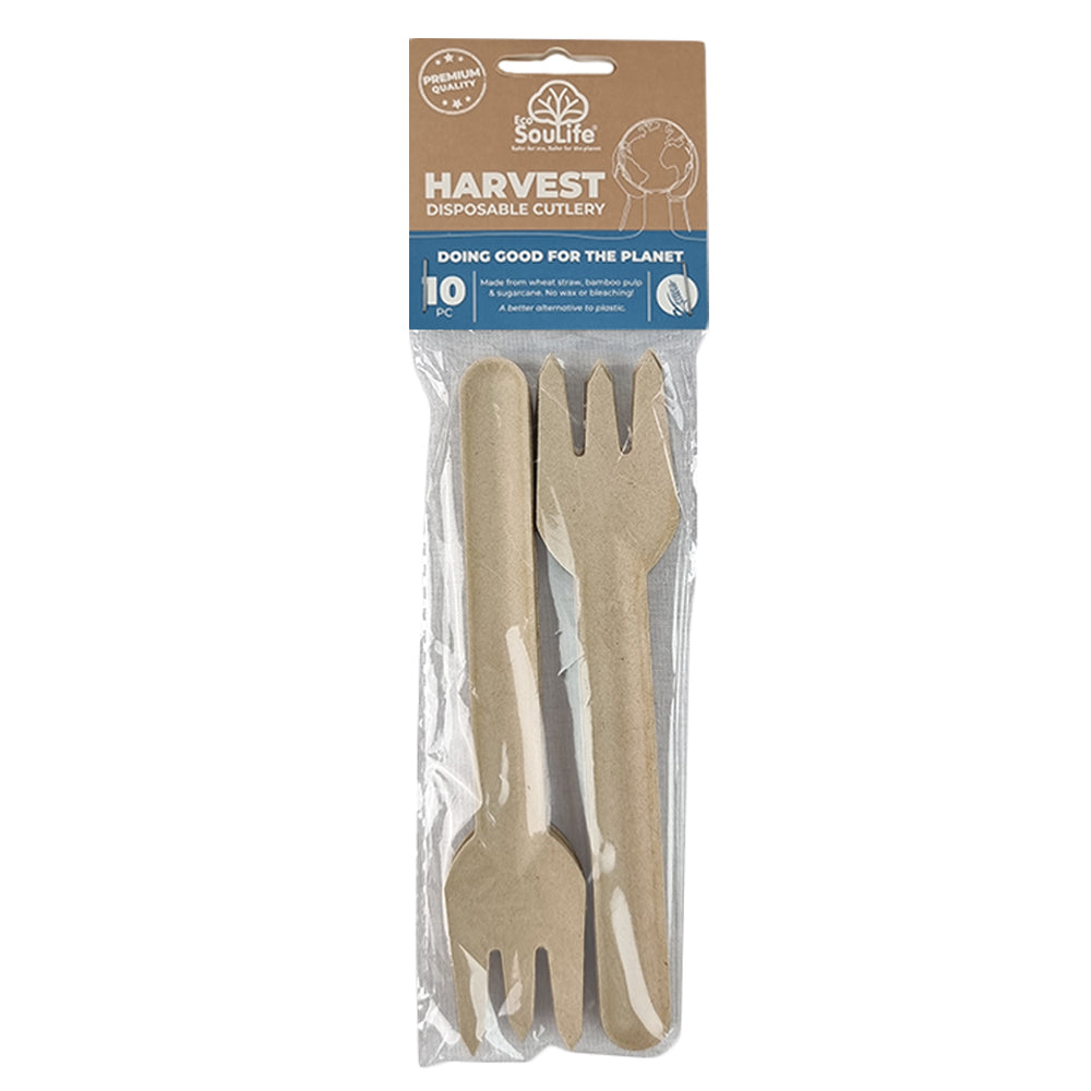Harvest Cutlery 10PC - EcoSouLife