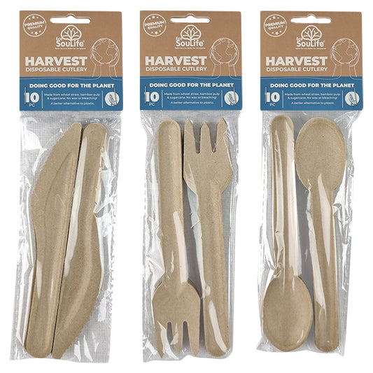 Harvest Cutlery 10PC - EcoSouLife