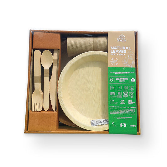 Areca Nut Leaf Round Party Pack - EcoSouLife