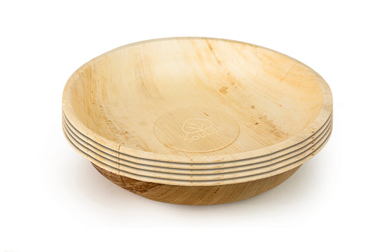 Areca Nut Leaf Salad Bowl 50PC - EcoSouLife
