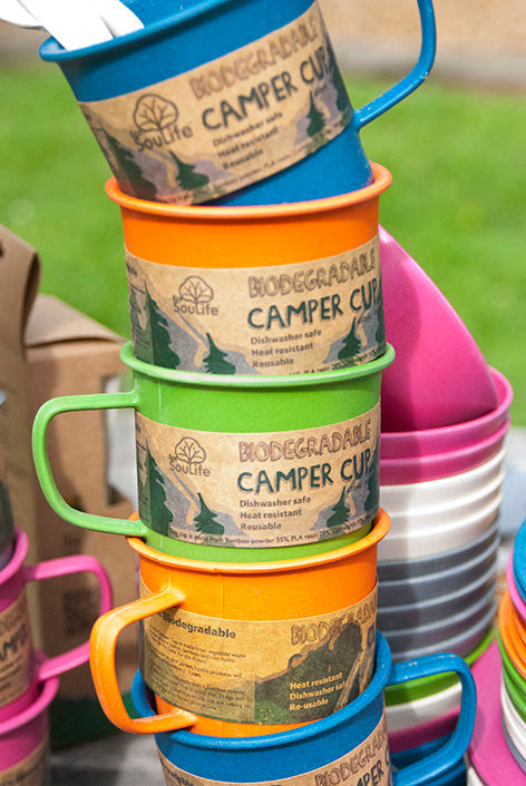All Natural Camper Cups (400ml / 14oz) - 8 Piece Bundle