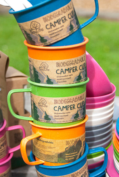 All Natural Camper Cups (400ml / 14oz) - 8 Piece Bundle