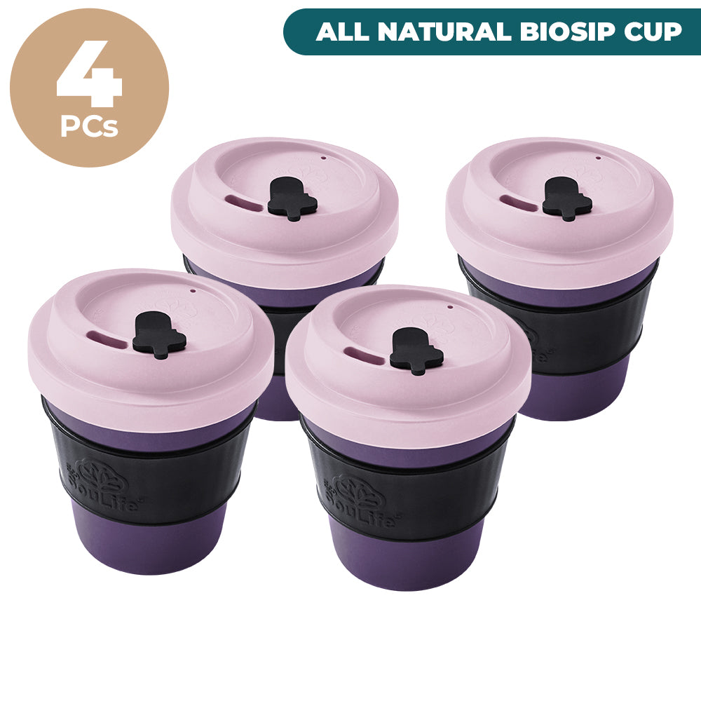 All Natural BioSip Cup Small (350ml / 12oz) - Bundle