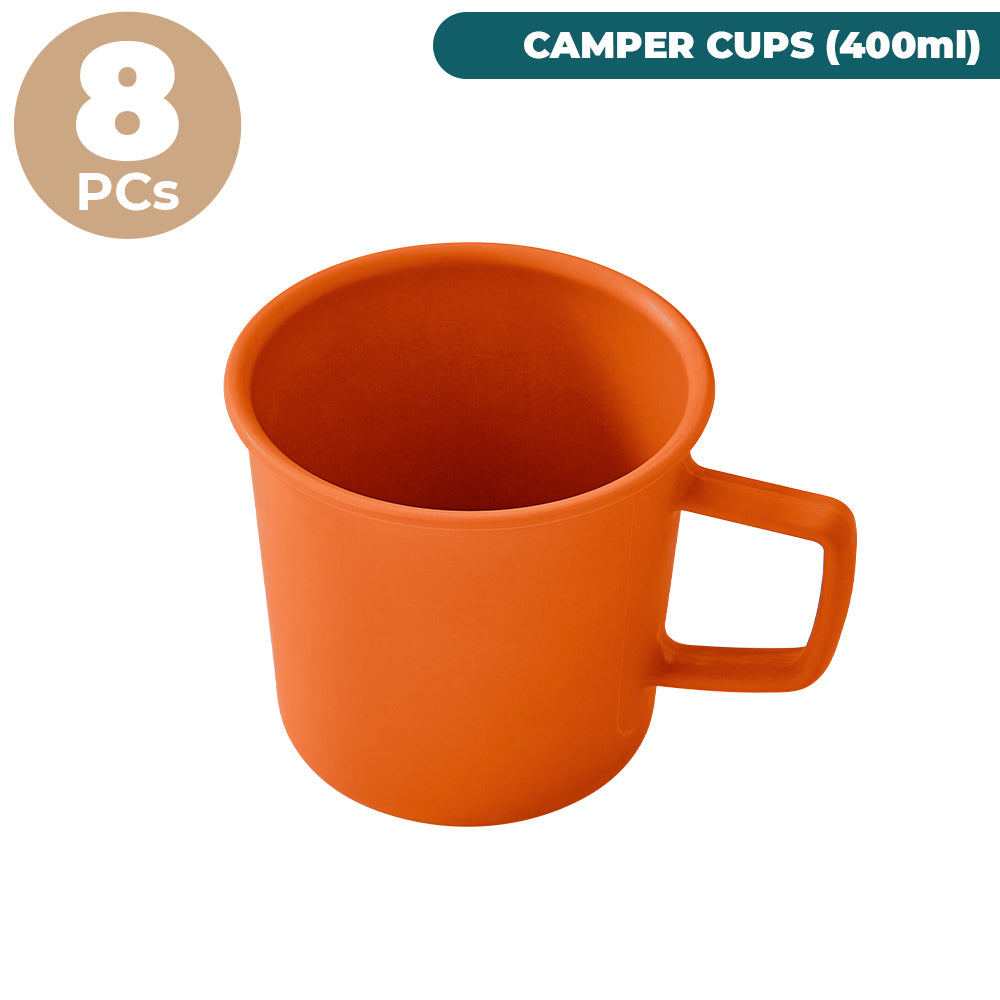 All Natural Camper Cups (400ml / 14oz) - 8 Piece Bundle