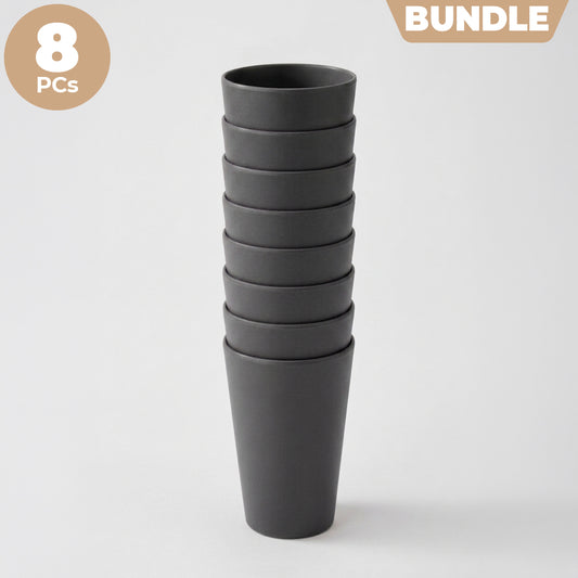 All Natural Large Cups (400ml / 14oz) - 8 Piece Bundle