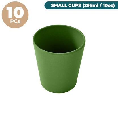 All Natural Small Cups (295ml / 10oz) - 10 Piece Bundle