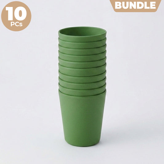 All Natural Small Cups (295ml / 10oz) - 10 Piece Bundle