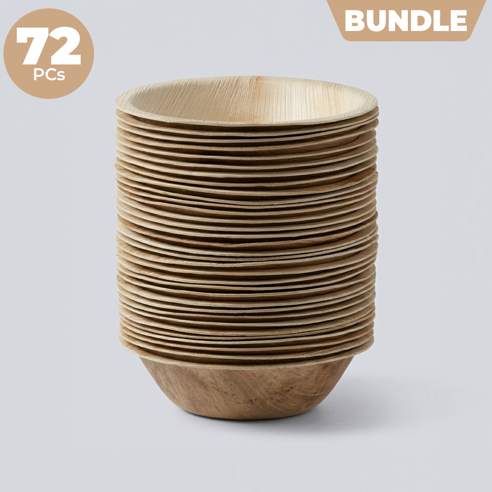 Areca Nut Leaf Mini Bowls - Bundle