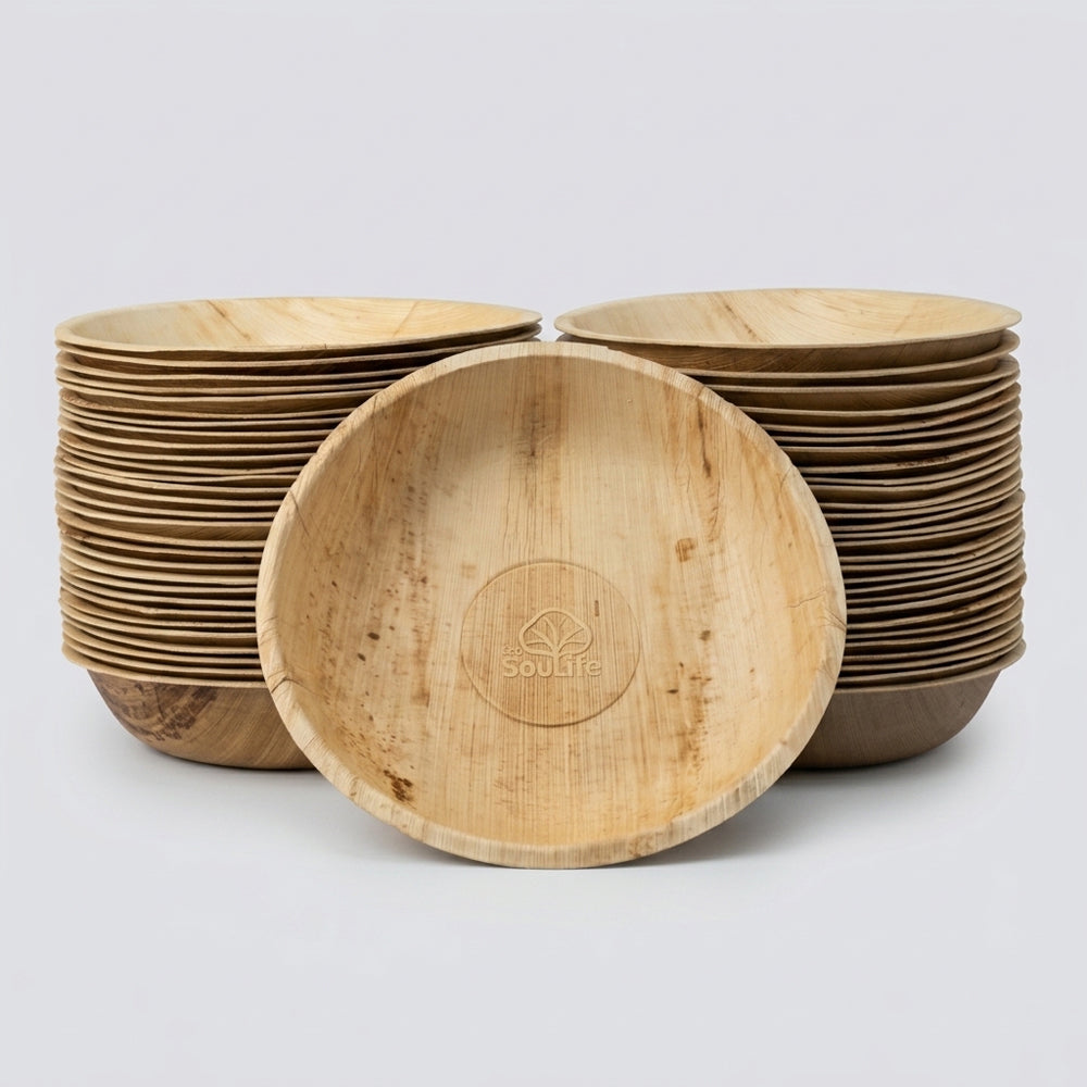 Areca Nut Leaf Salad Bowls - Bundle
