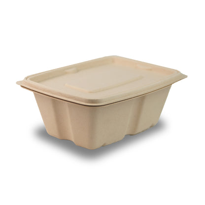 Harvest Leakproof Rectangular Containers - 100 Piece Bundle (50 Bases + 50 Lids)
