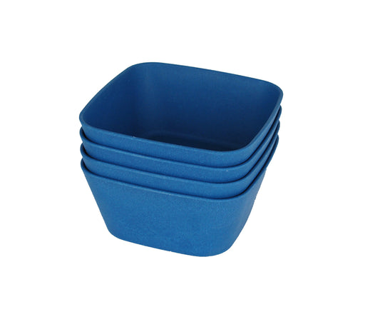 Bamboo Square Bowls (650ml / 22oz) - 16 Piece Bundle