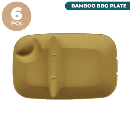 Bamboo BBQ Plate (28cm / 11") - Bundle
