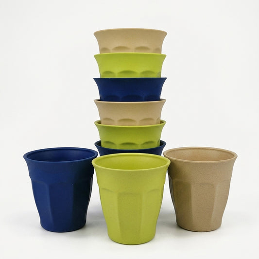 Cafe Latte Standard Reusable Cups (250ml / 8.5oz) - 12 Piece Bundle