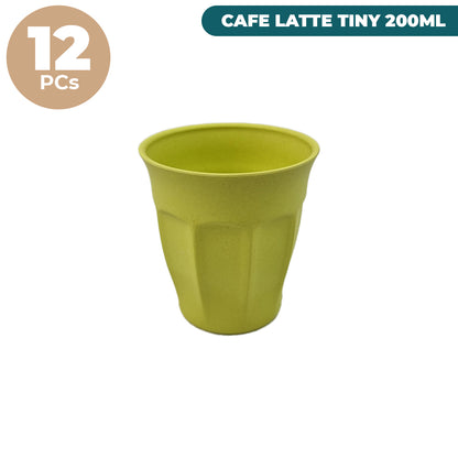 Cafe Latte Tiny Cup 200ml (7oz) - 12 Piece Bundle