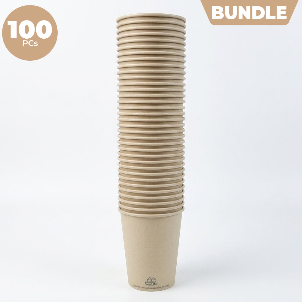 Bamboo Pulp Cups (236ml / 8oz) - Bundle