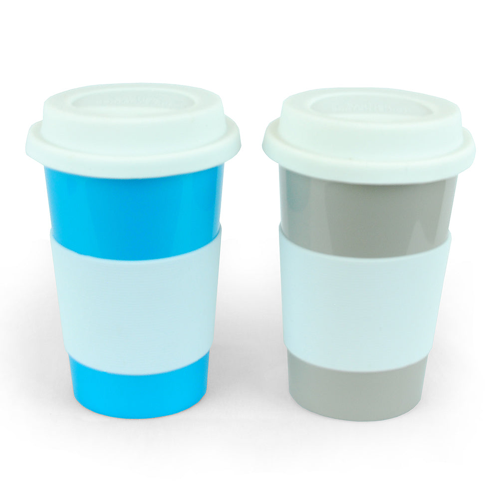 PLAnet Coffee Travel Cups (18oz / 530ml) - 2 Pack