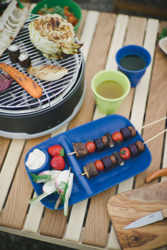 Bamboo BBQ Plate