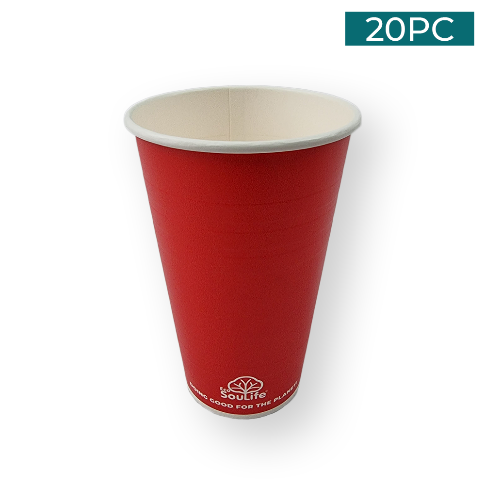 Eco Collage Party Cups 20PC