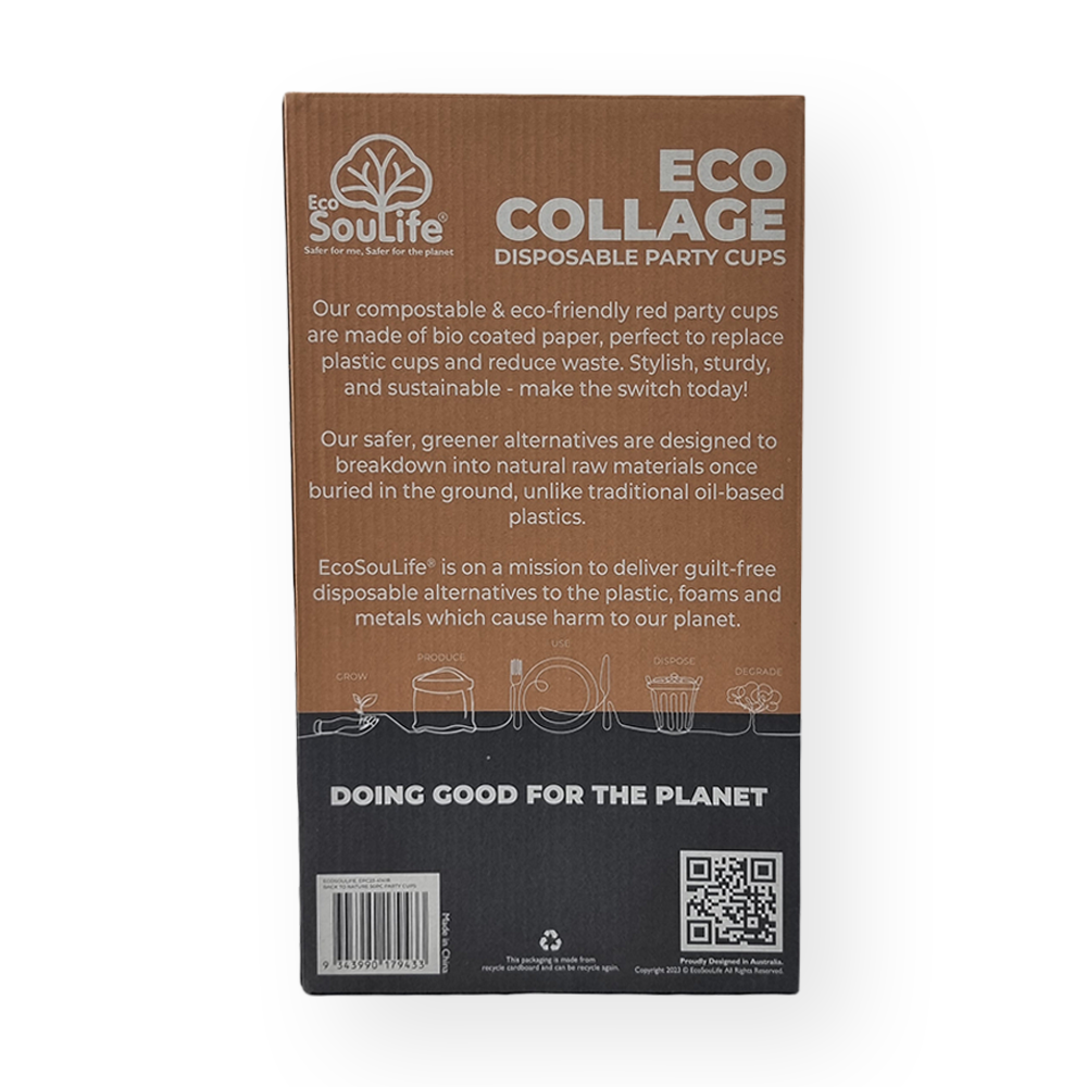 Eco College Party Cups 50PC