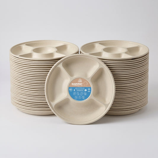 Harvest 5-Compartment Tray - 24PCs Bundle