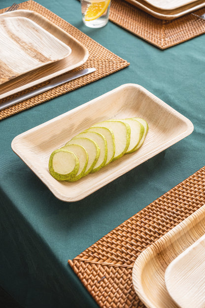 Areca Nut Leaf Rectangular Plates