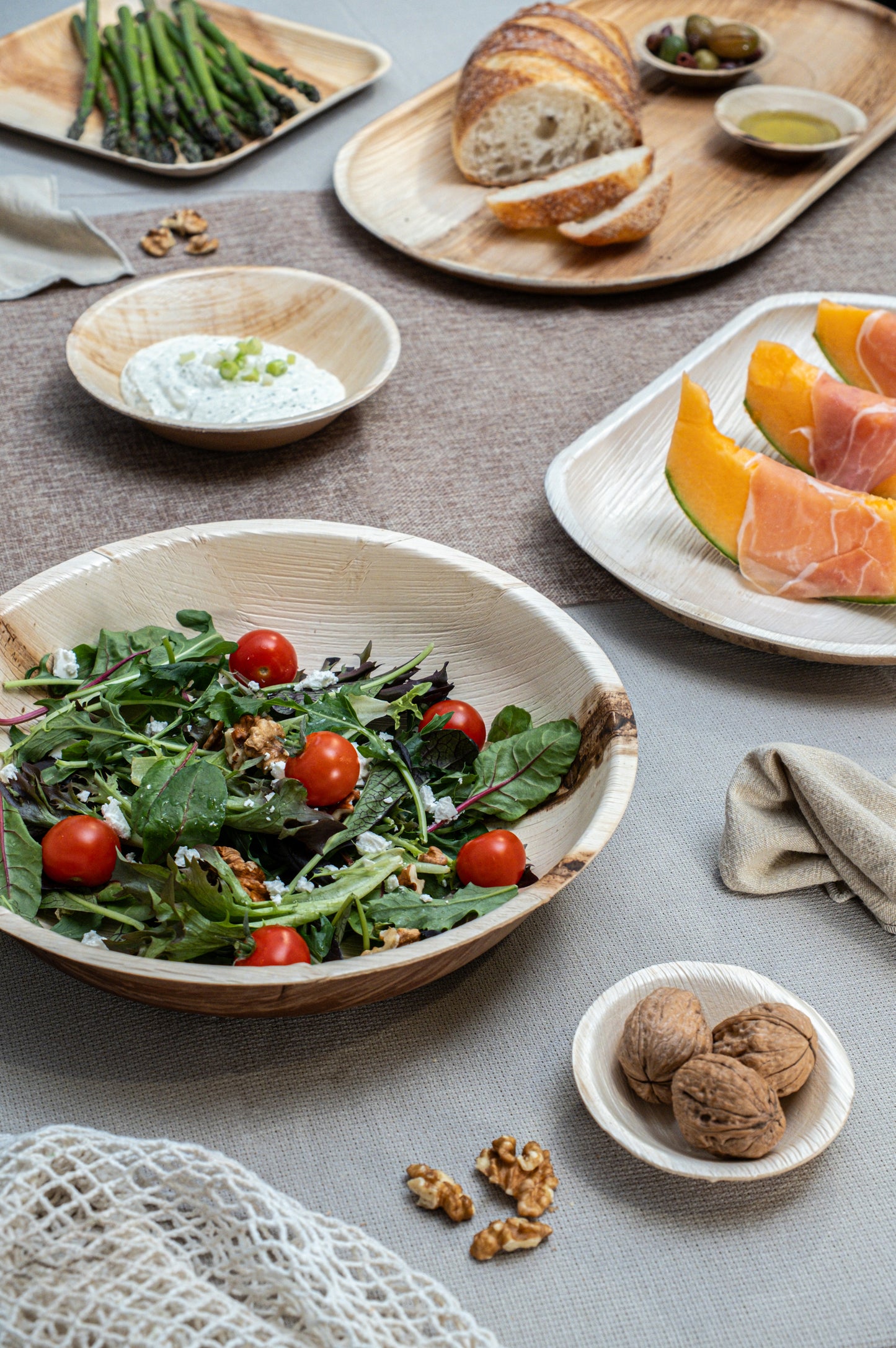 Areca Nut Leaf Mini Bowls