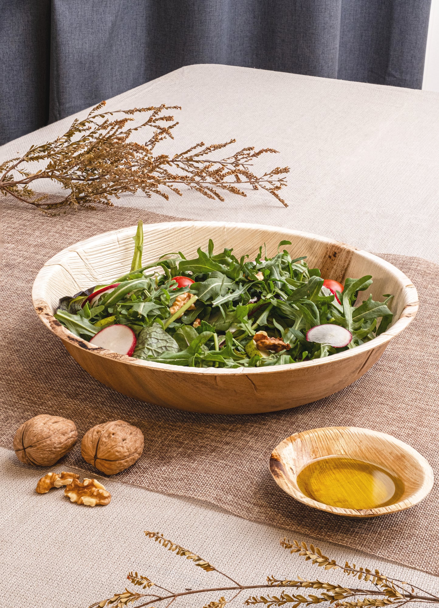 Areca Nut Leaf Salad Bowls