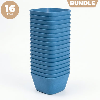 Bamboo 650ml Square Bowls - Bundle