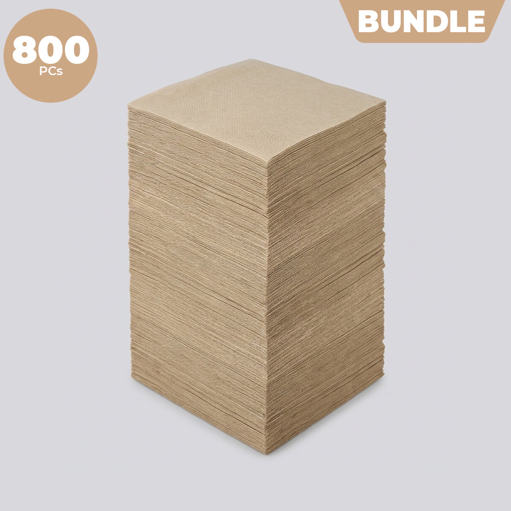 Recycled Paper Cocktail (Small) Napkins - Bundle