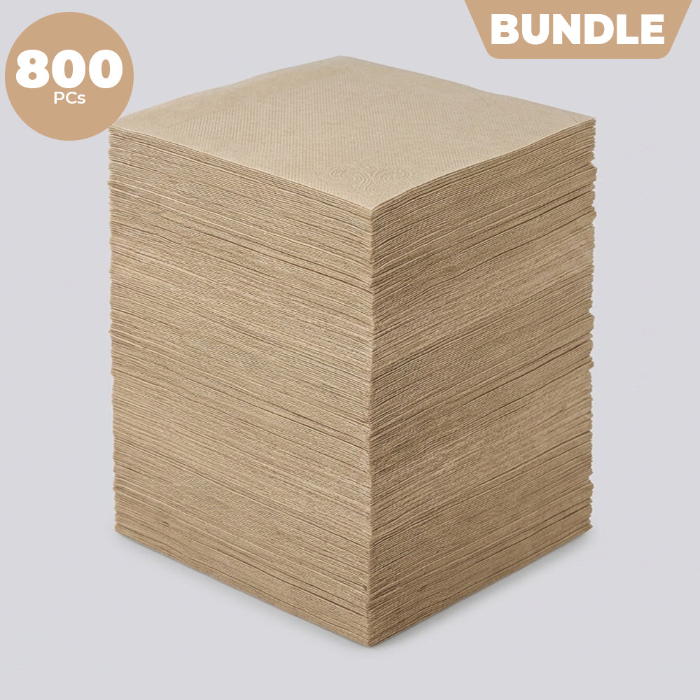 Recycled Paper Dinner (Large) Napkins - Bundle