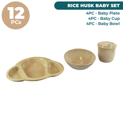 Rice Husk Baby Dining Set - Bundles