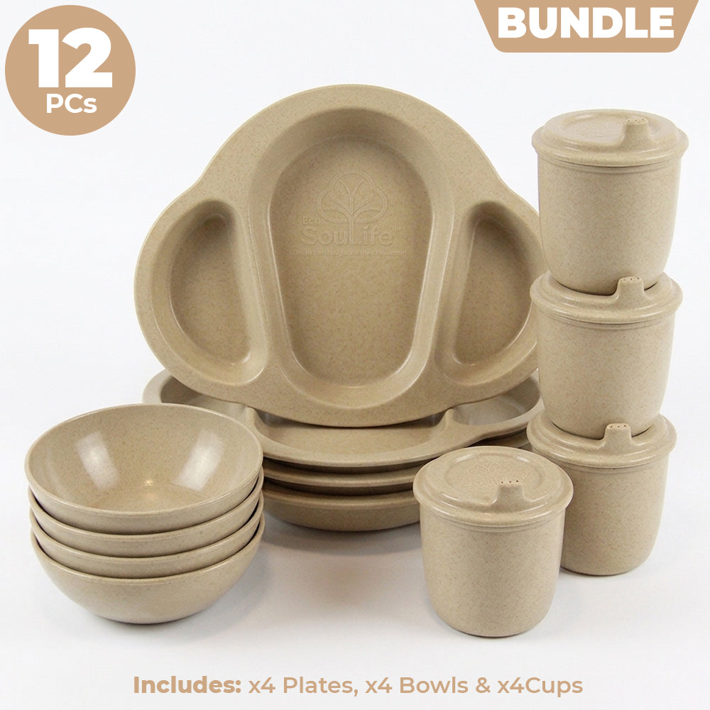 Rice Husk Baby Dining Set - Bundles
