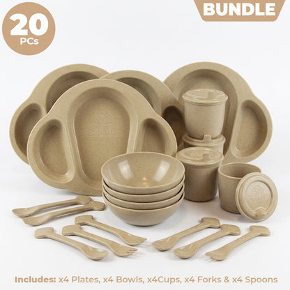 Rice Husk Baby Dining Set - Bundles