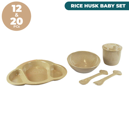 Rice Husk Baby Dining Set - Bundles