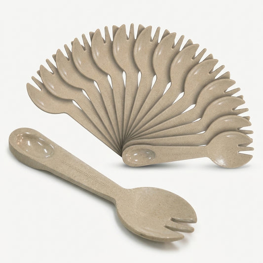Rice Husk Soul Spork (2-in-1 Spoon & Fork) - Bundle